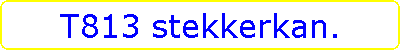 T813 stekkerkan.